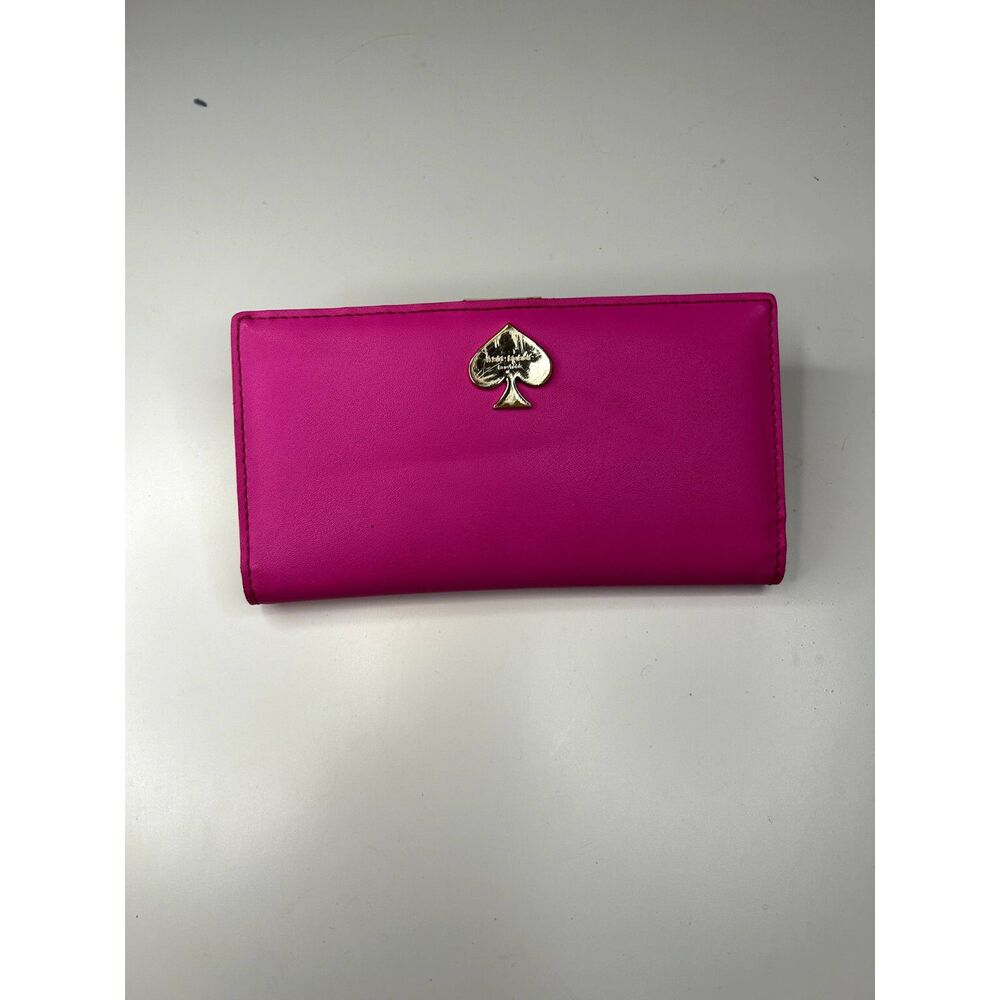 Kate Spade Pink Slim Bifold Wallet